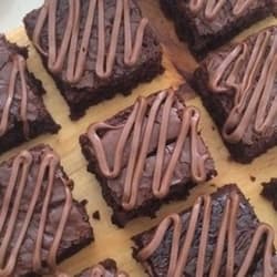 Kue Brownies Nutella