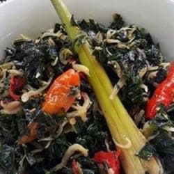 Tumis Daun Singkong Teri