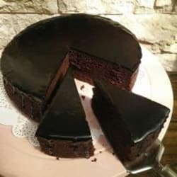 Brownies Kukus Coklat Glaze