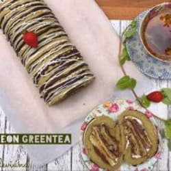 Napoleon Greentea Cake