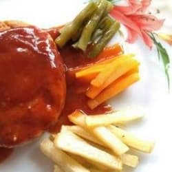 Steak Tempe Saus Lada Hitam