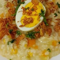 Bubur Sup Dan Jahe Hangat