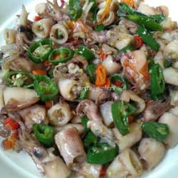 Oseng Cumi Tomat Pete Pedas