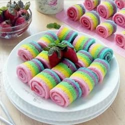 Bolu Gulung Pelangi Mini