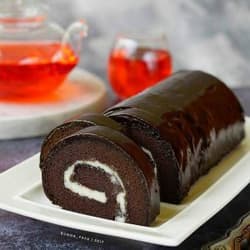 Double Choco Roll Cake