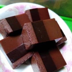 Pudding Coklat Lapis