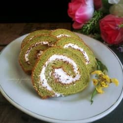 Green Tea Roll Cake
