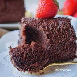 Cake Coklat Kukus Putih Telur