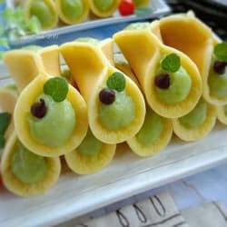 Kue Manja Cream Pandan