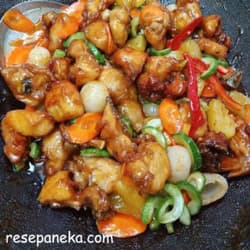 Ayam Longan Asam Manis