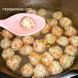 Bakso Ayam Tanpa Tepung