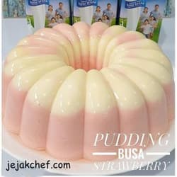 Puding Busa Strawberry