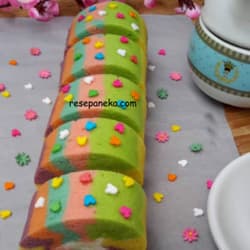 Bolu Kukus Gulung Pelangi
