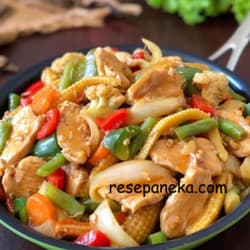 Ayam Sayur Cah Paprika