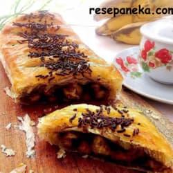 Banana Chocolate Strudle
