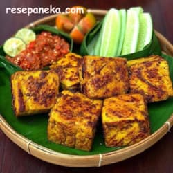 Tahu Bakar Sambal Mentah