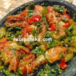 Ayam Penyet Cabe Ijo
