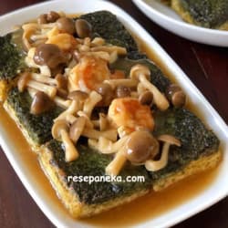 Tahu Bayam Saus Tiram