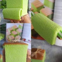 Ogura pandan Cake