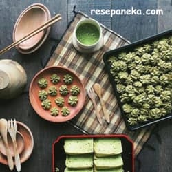 Matcha Butter Cookies