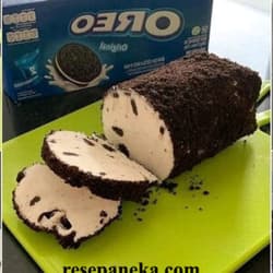 Oreo Ice Cream Roll⁣