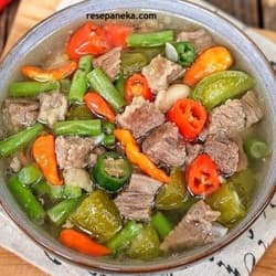 Asem Asem Daging Buncis