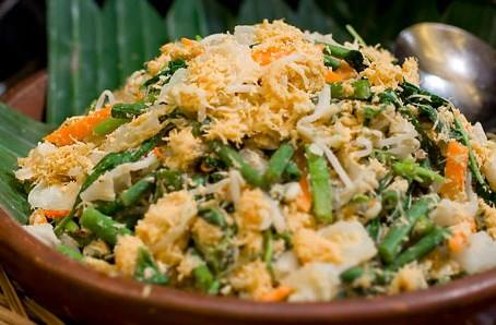 Urap Bayam Tabur Teri