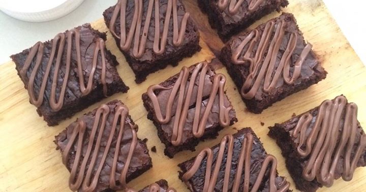 Kue Brownies Nutella