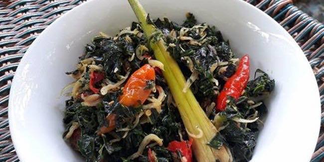 Tumis Daun Singkong Teri