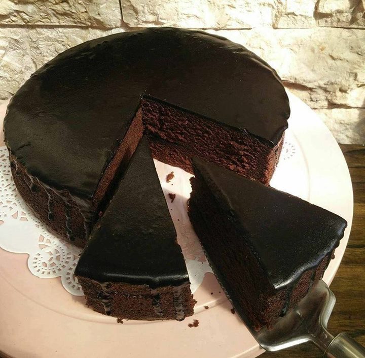 Brownies Kukus Coklat Glaze