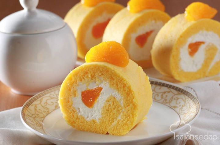 Kue Bolu Gulung Jeruk