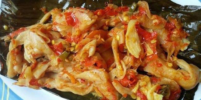 Pepes Jamur Tiram Pedas