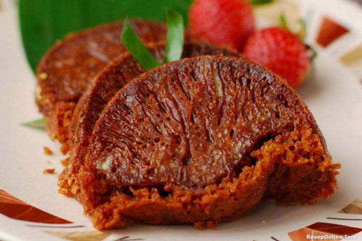 Kue Bolu Karamel Sarang Semut