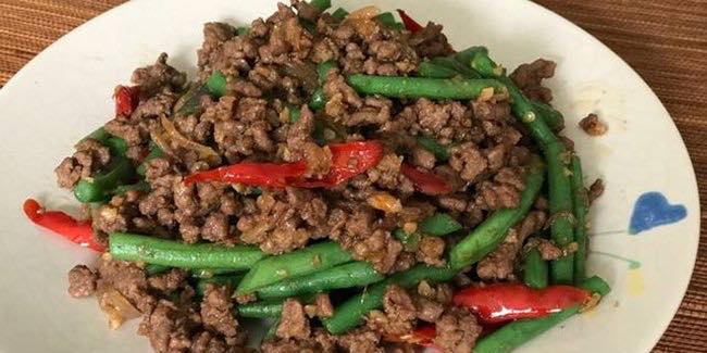 Buncis Cah Daging Sapi