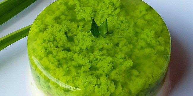 Puding Lumut Pandan