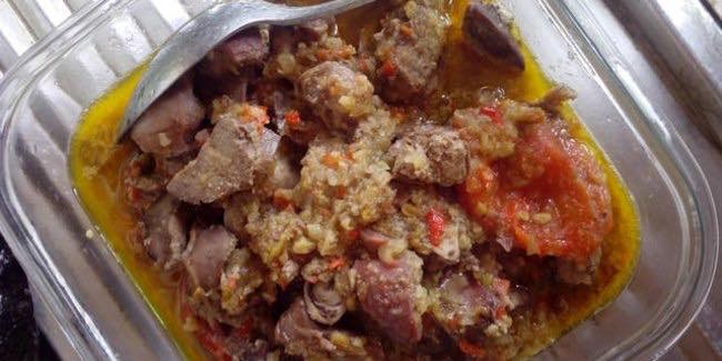 Ati Ampela Bumbu Rujak