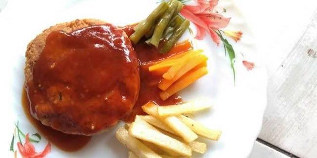 Steak Tempe Saus Lada Hitam