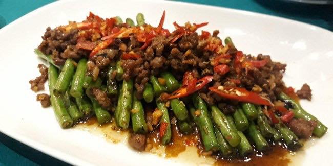 Tumis Buncis Daging Cincang