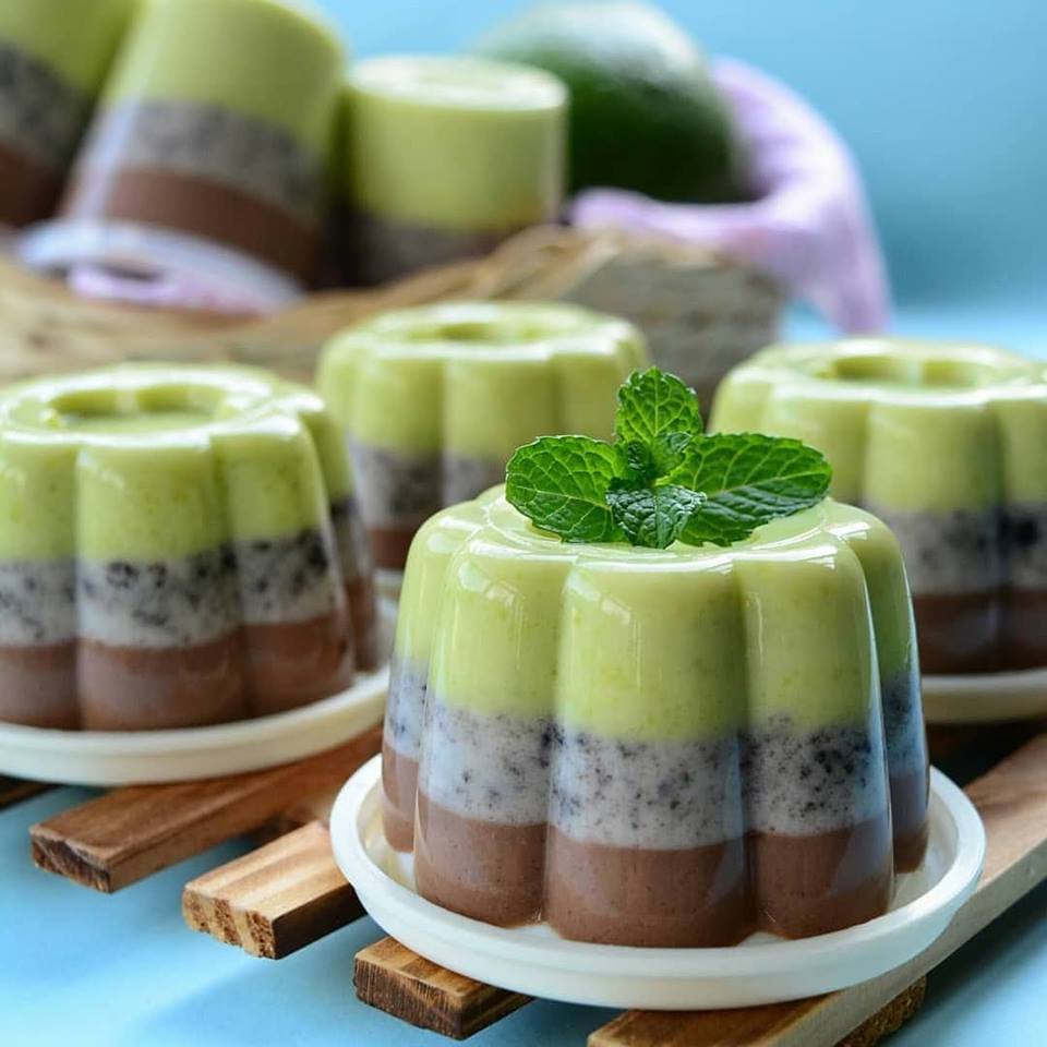 Pudding Avoreo Coklat