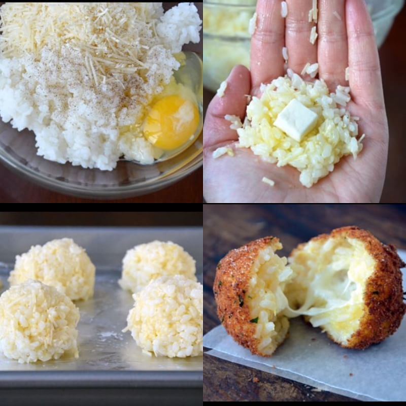 Arancini (Rice Balls) dengan Marinara Sauce