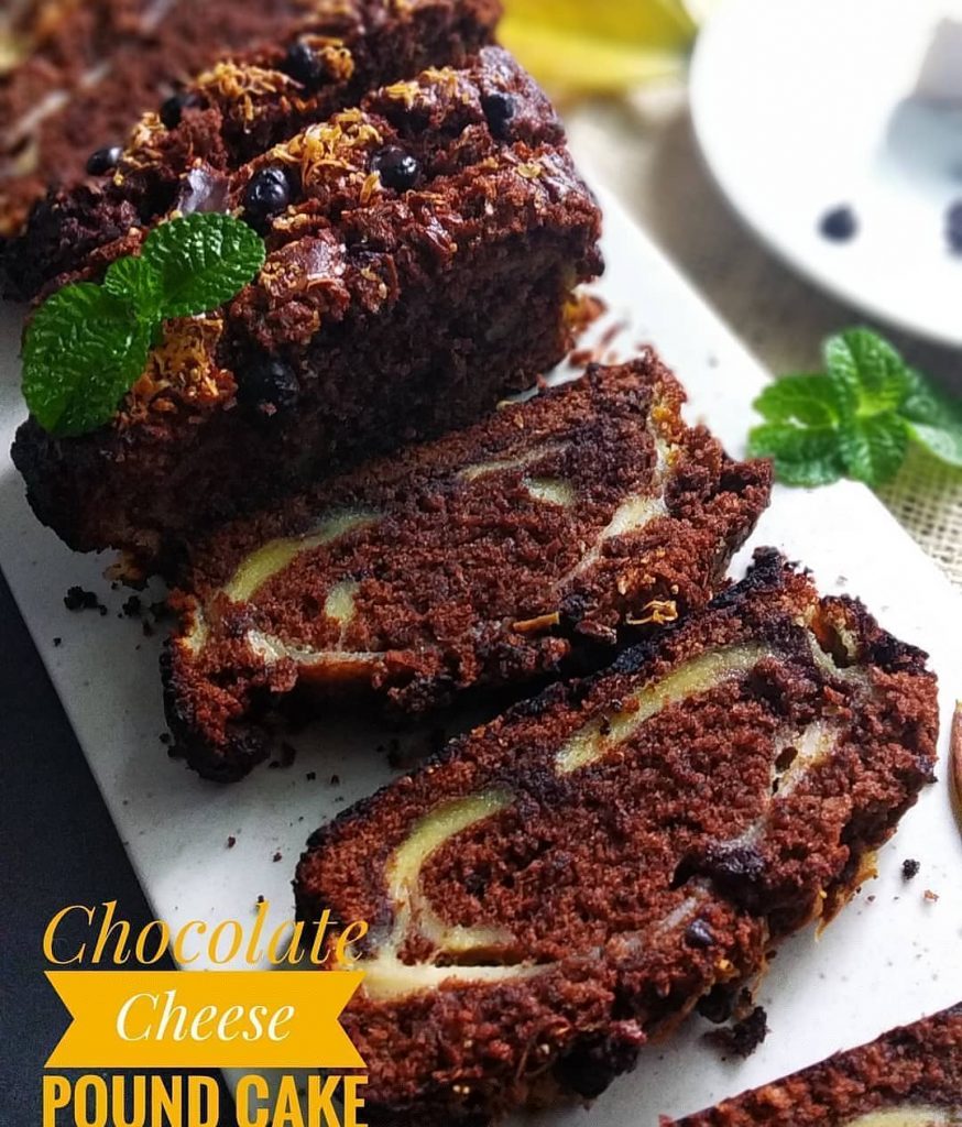 Chocolate Cheese Pound Cake