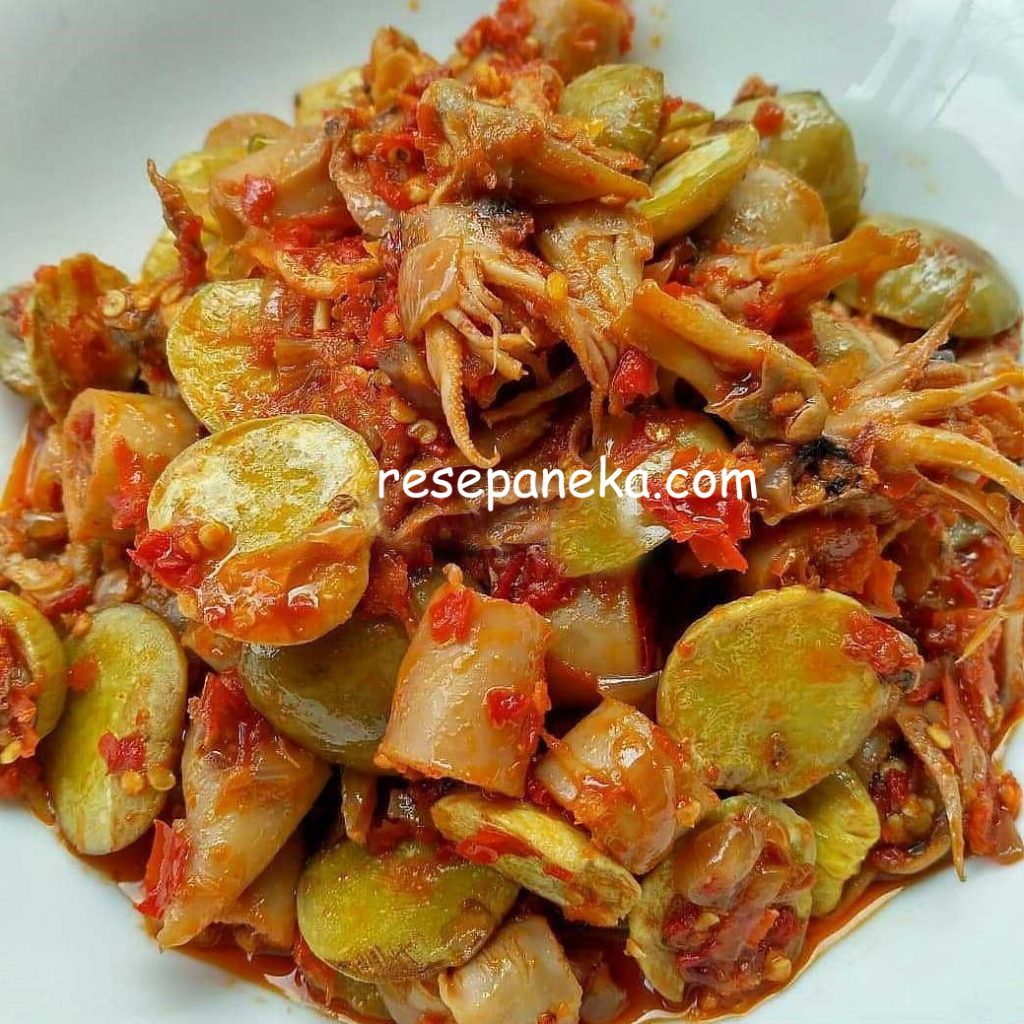 Balado Cumi Asin Mix Jengkol