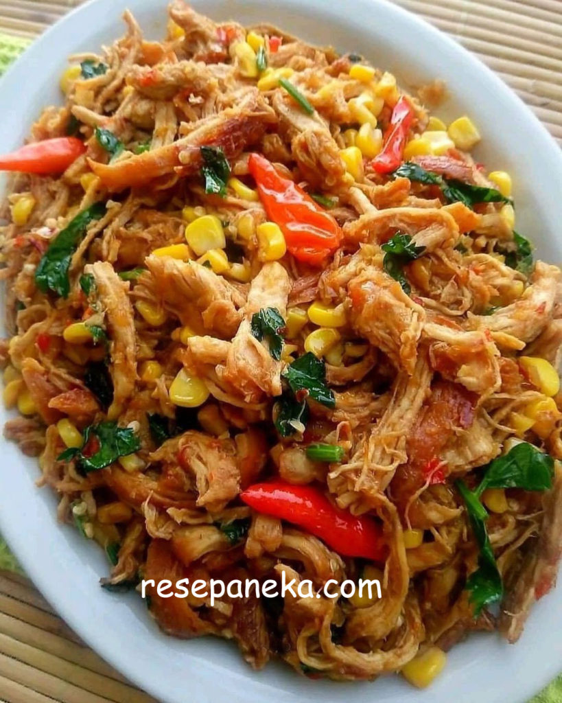 Ayam Suwir Gurih Pedas