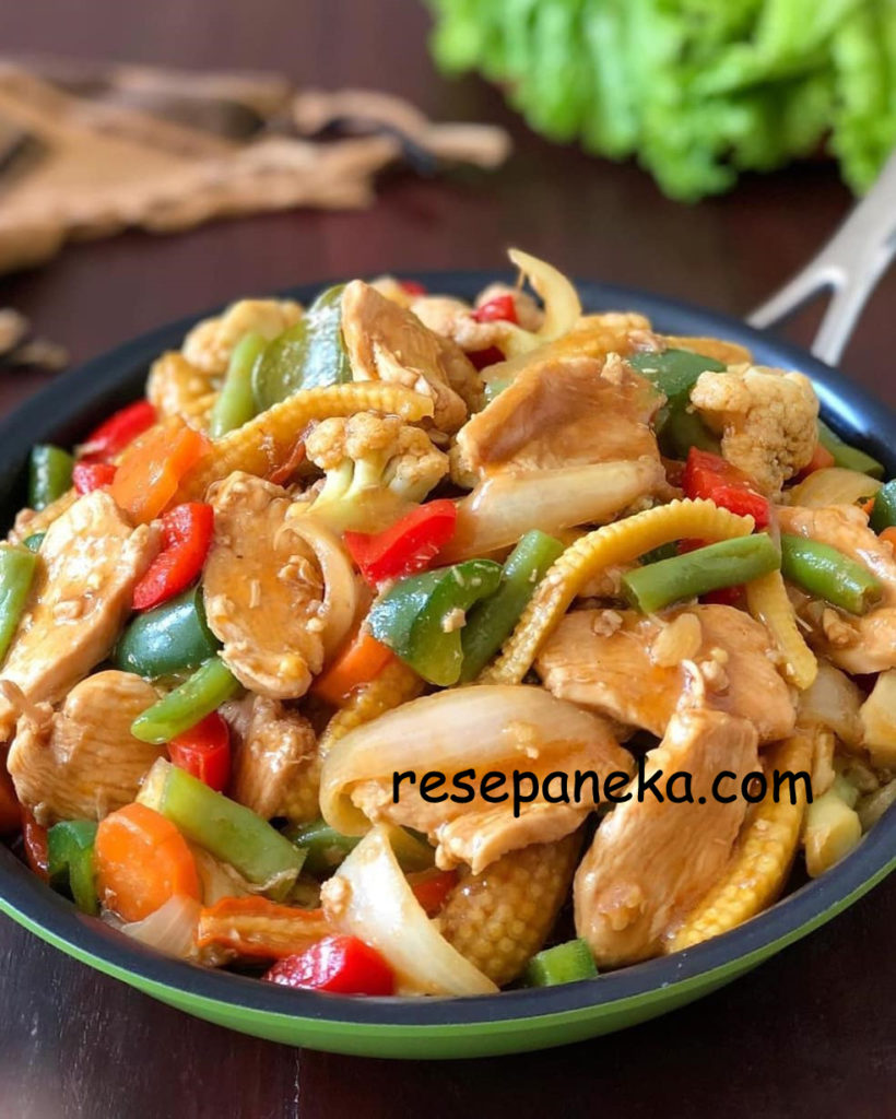 Ayam Sayur Cah Paprika