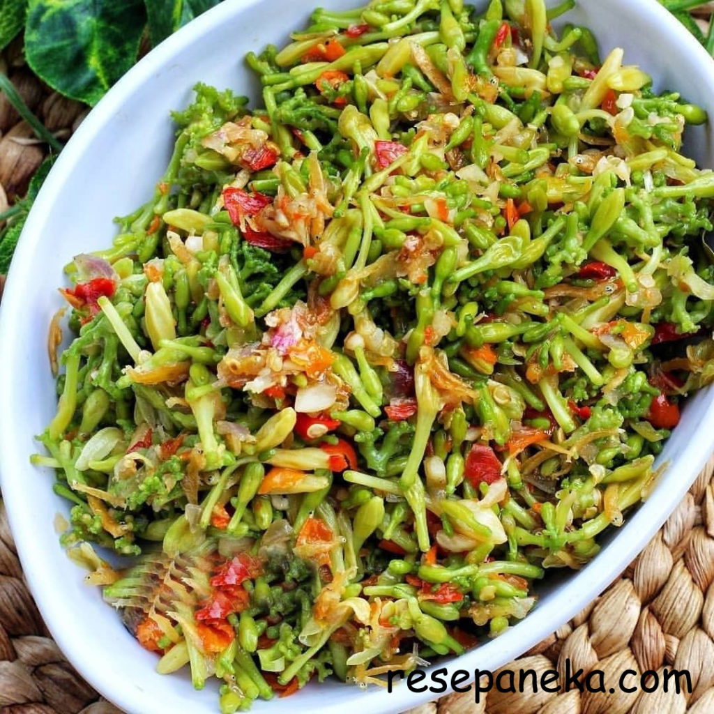 Oseng Kembang Kates (Bunga Pepaya)⁣