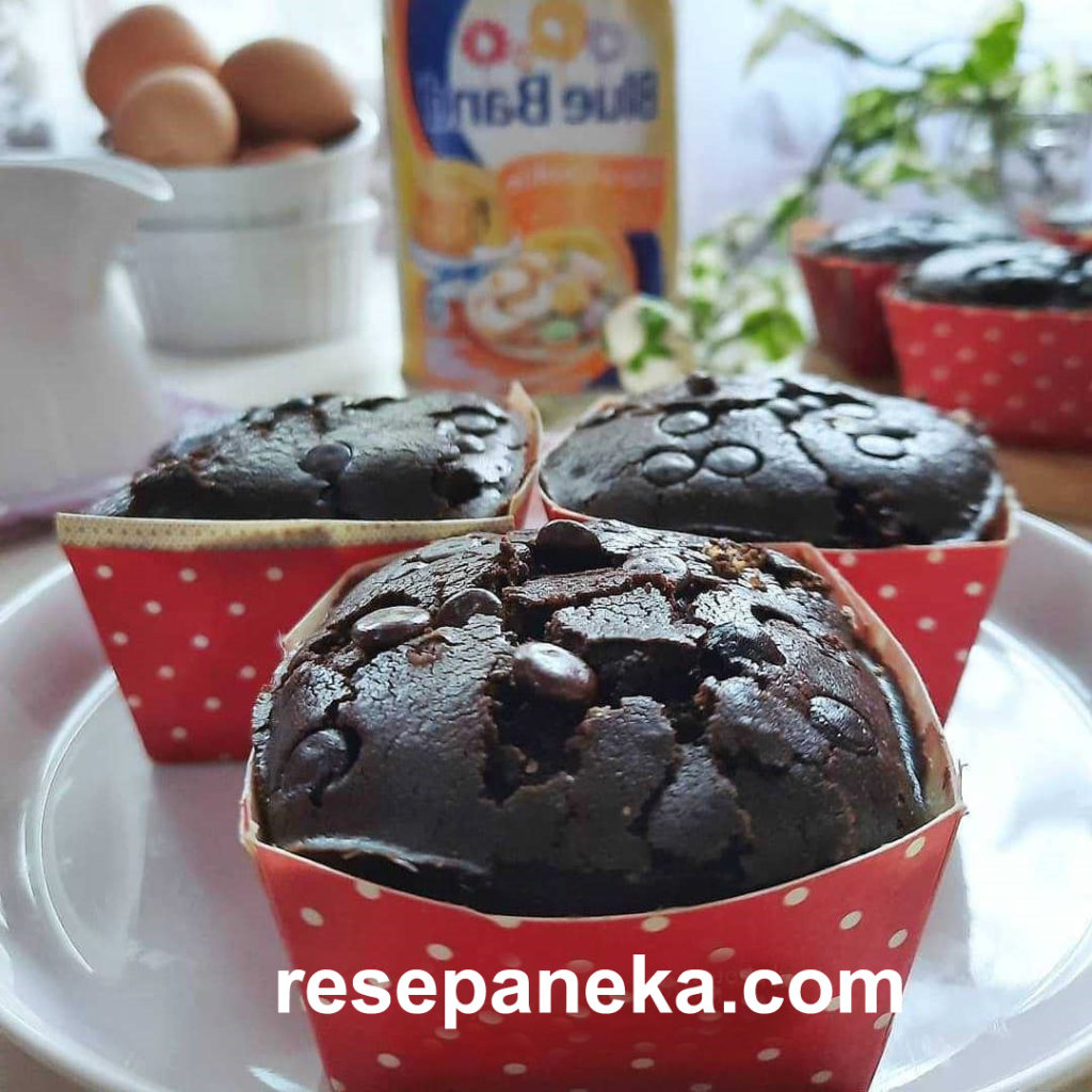 Chocholate Custard Muffins