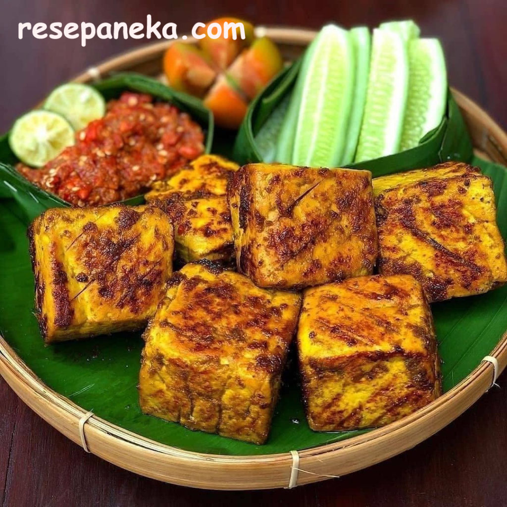 Tahu Bakar Sambal Mentah