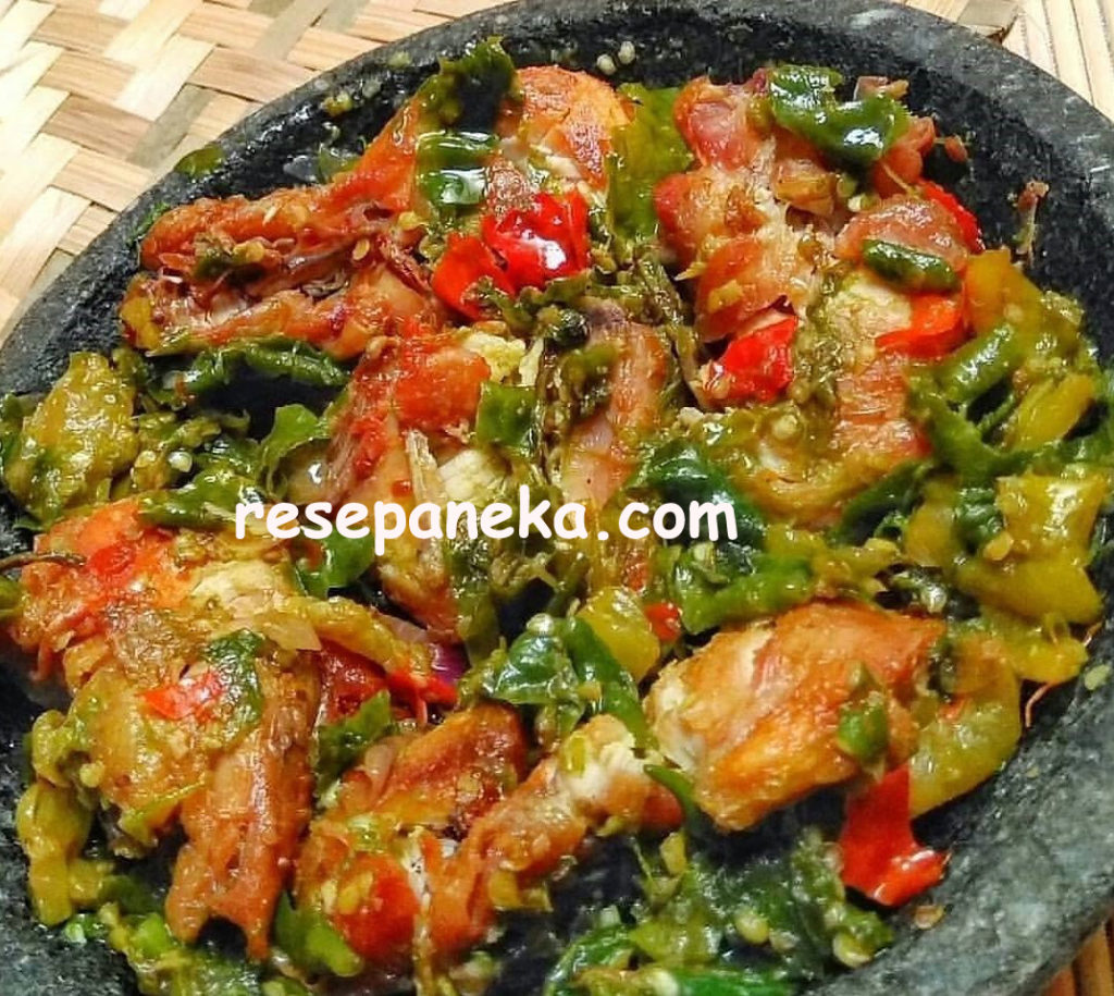 Ayam Penyet Cabe Ijo
