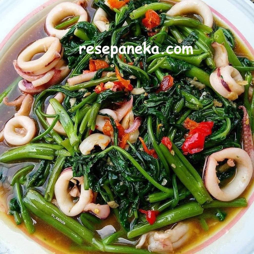 Cah kangkung cumi