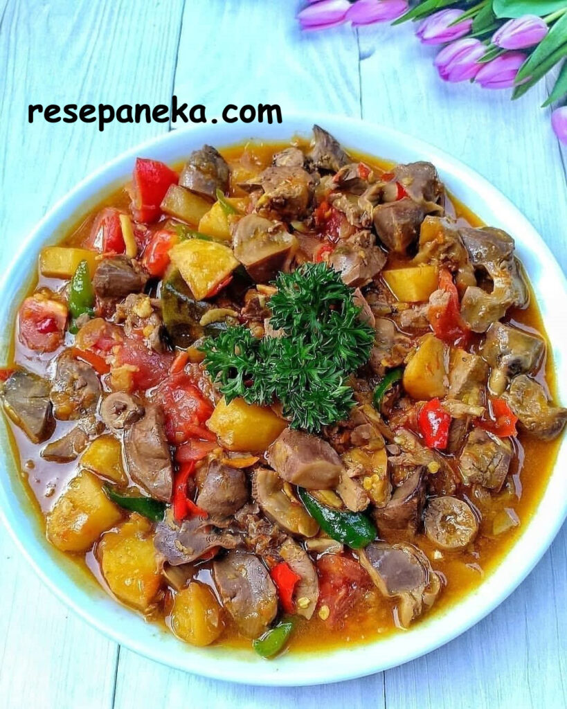 Ati Ampela Kentang Saus Tiram⁣⁣